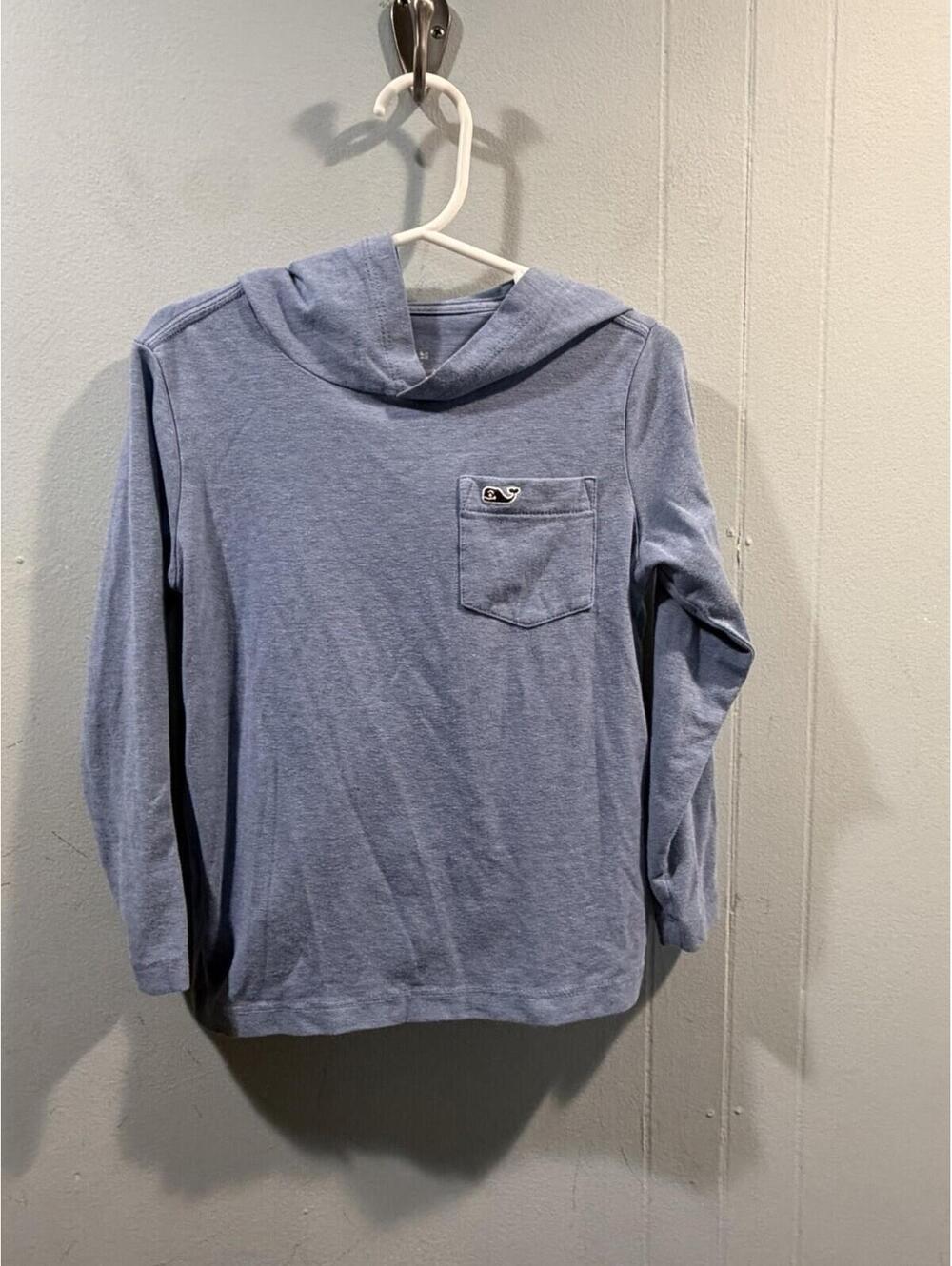 Toddlers Vineyard Vines Long Sleeve T Shirts With Hoodie Size 3T Blue